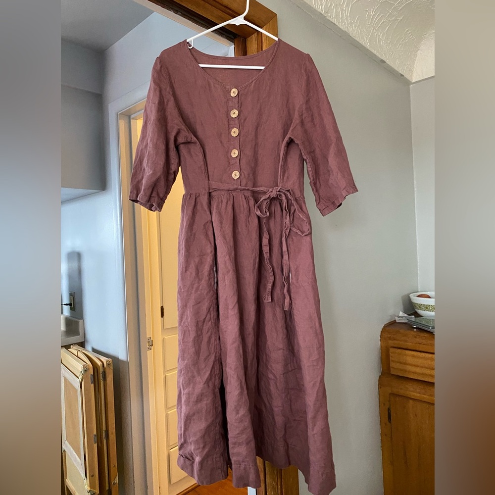 Hand-made Linen Mama Dress